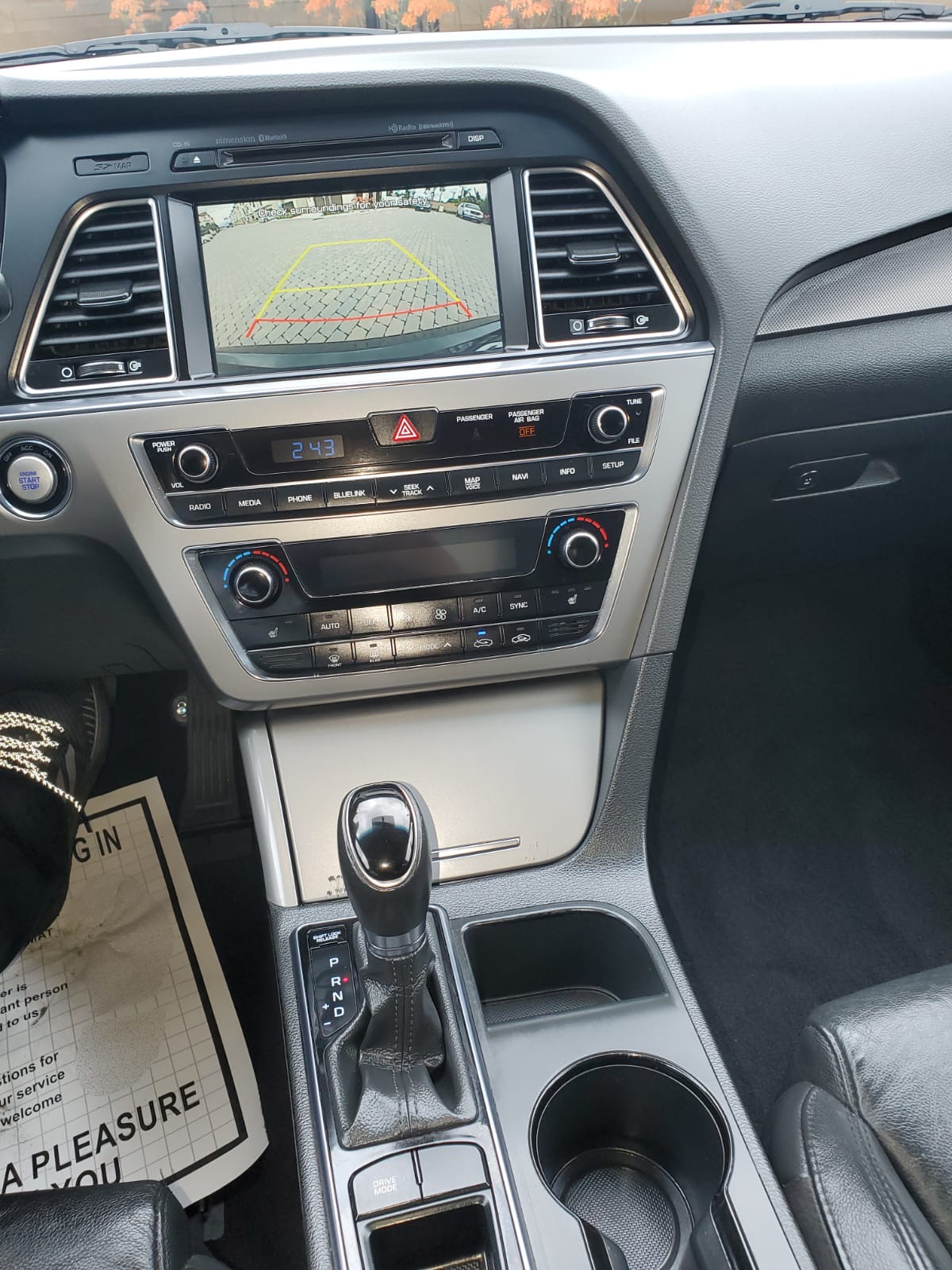 2015 HYUNDAI SONATA LIMITED (SPORT) BACKUP CAMERA + BLIND SPOT 98k